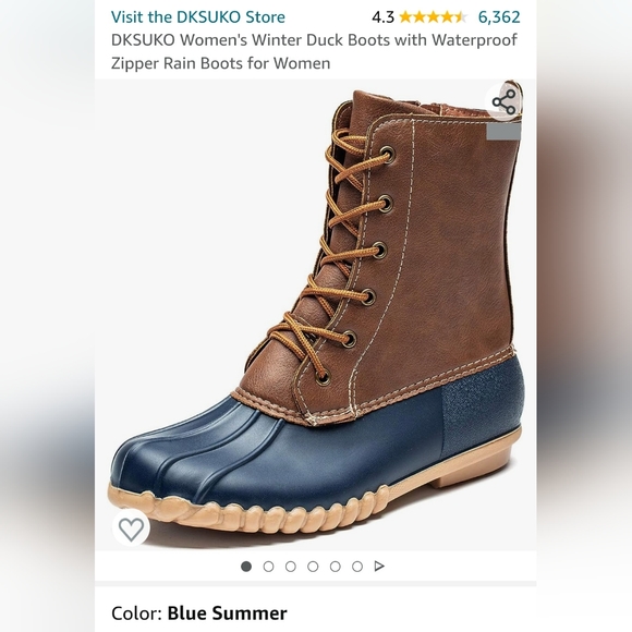 Ladies Duck Boots size 9 - Picture 2 of 7